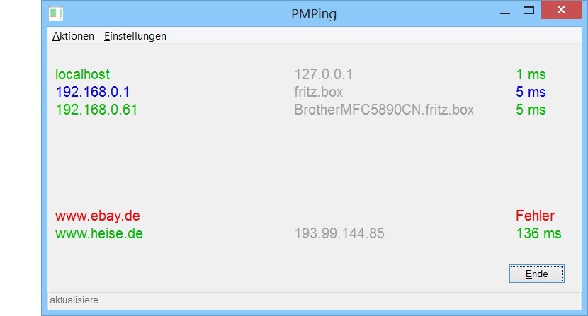 Screenshot
                    PMping