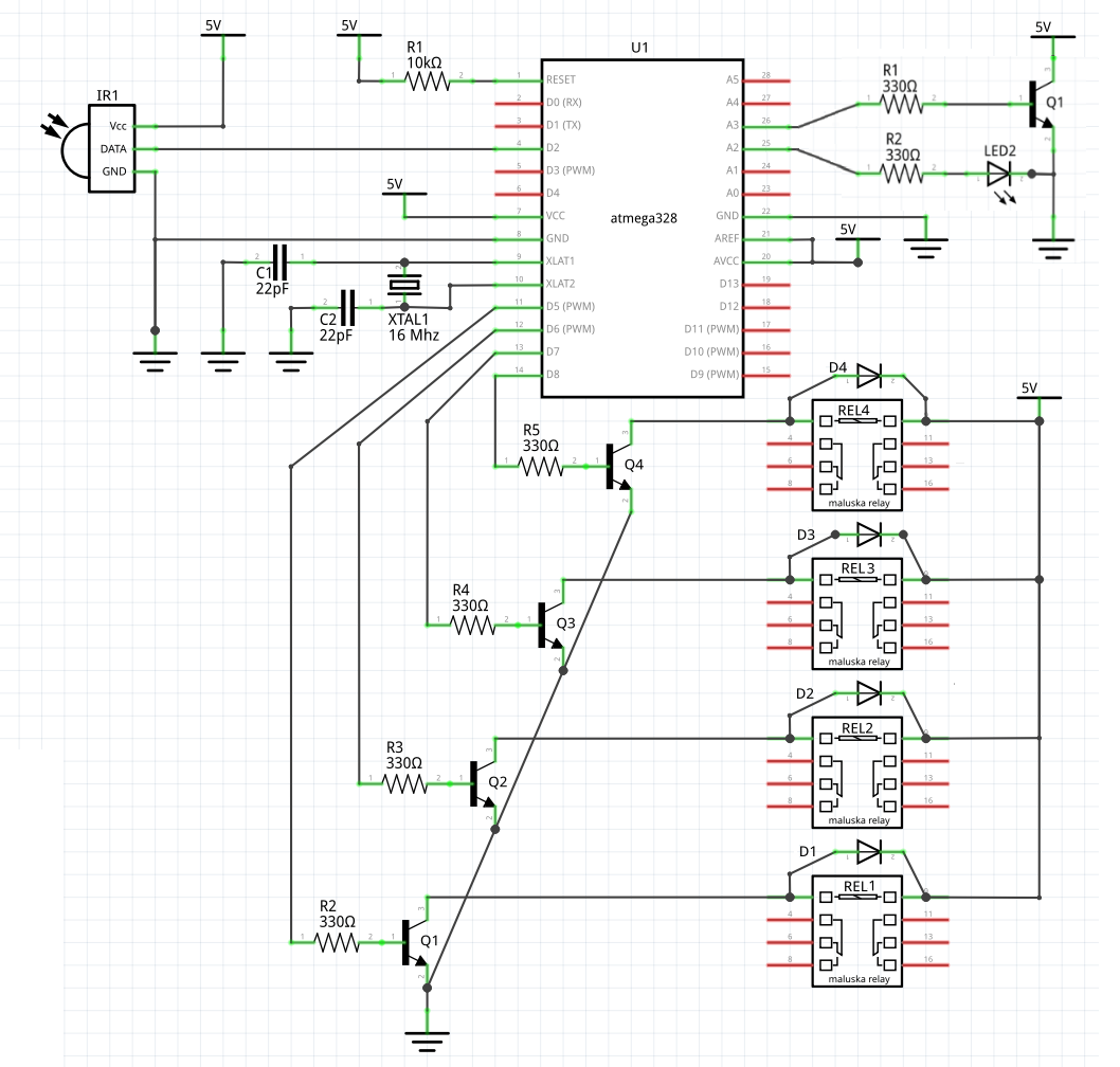 ATmega-IR-Relais