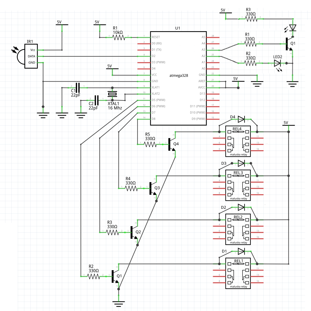 ATmega-IR-Relais
